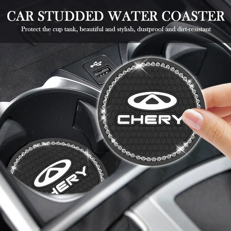 2pcs Rhinestone Car Cup Holder Coaster Non Slip Pad Mat for Chery Tiggo 2 3 7 8 5X IQ QQ Fulwin Face Arrizo 5 Car Accessories
2pcs Rhinestone Car Cup Holder Coaster Non Slip Pad Mat for Chery Tiggo 2 3 7 8 5X IQ QQ Fulwin Face Arrizo 5 Car Accessories