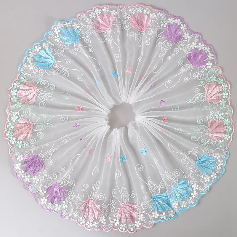 Embroidery Mesh Net Cloth Paw Leaf Lace Material Children's Skirt Lace Ribbon 20CM DIY Wedding Underwear Lace Decorative Fabric
Embroidery Mesh Net Cloth Paw Leaf Lace Material Children's Skirt Lace Ribbon 20CM DIY Wedding Underwear Lace Decorative Fabric