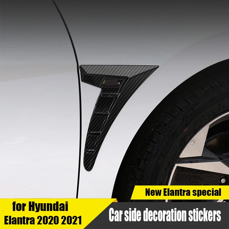 for Hyundai Elantra Avante CN7 2020 2021 car body side fender decoration bright black decoration sticker modification
for Hyundai Elantra Avante CN7 2020 2021 car body side fender decoration bright black decoration sticker modification