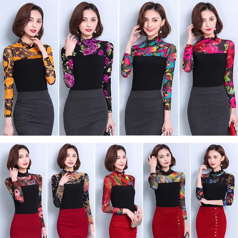 Blusas Mujer De Moda 2021 Autumn New Elegant Ladies Mesh Printing Shirts Korean Slim Women Blouses Long Sleeve Blouses 5932 50
Blusas Mujer De Moda 2021 Autumn New Elegant Ladies Mesh Printing Shirts Korean Slim Women Blouses Long Sleeve Blouses 5932 50