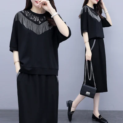 Women 2 Sets Clothing With Skirts Splicing Lace Top And Skirt Set Korean Tracksuit Two Piece Set Ensemble Femme Deux Pieces
Women 2 Sets Clothing With Skirts Splicing Lace Top And Skirt Set Korean Tracksuit Two Piece Set Ensemble Femme Deux Pieces
