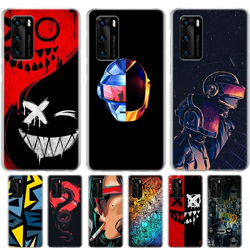 Fashion Punk Art Picture Case For Huawei P50 P40 Lite P30 P20 Pro P10 P9 P8 Silicone Soft TPU Transparent Cover Back Shell Coque
Fashion Punk Art Picture Case For Huawei P50 P40 Lite P30 P20 Pro P10 P9 P8 Silicone Soft TPU Transparent Cover Back Shell Coque