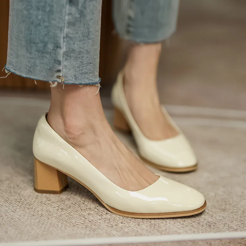 MORAZORA 2021 Genuine Leather High Heels Shoes Summer Shallow Ladies Single Shoes Fashion Square Toe Women Pumps Rice White
MORAZORA 2021 Genuine Leather High Heels Shoes Summer Shallow Ladies Single Shoes Fashion Square Toe Women Pumps Rice White