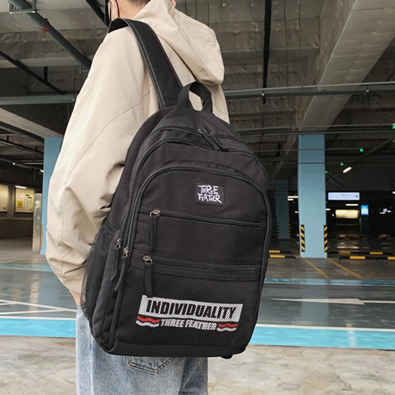 NEW-College Wind Net Bag Oxford Cloth Couple Unisex Student Schoolbag Multicolor Personality Versatile Backpack
NEW-College Wind Net Bag Oxford Cloth Couple Unisex Student Schoolbag Multicolor Personality Versatile Backpack