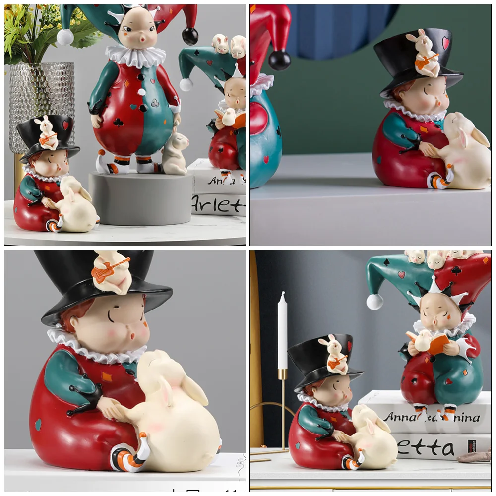 1Pc Clown Adornment Porch Ornament Decorative Clown Resin Craftwork For Gift Table Desktop Home
1Pc Clown Adornment Porch Ornament Decorative Clown Resin Craftwork For Gift Table Desktop Home