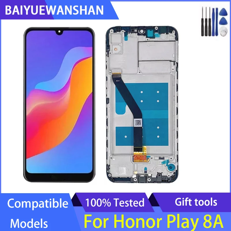 ЖК-дисплей 6,09 дюйма для Huawei Honor 8A, сенсорный экран, дигитайзер для Honor Play 8A, запасная деталь JAT-L29 L41 LX1
ЖК-дисплей 6,09 дюйма для Huawei Honor 8A, сенсорный экран, дигитайзер для Honor Play 8A, запасная деталь JAT-L29 L41 LX1