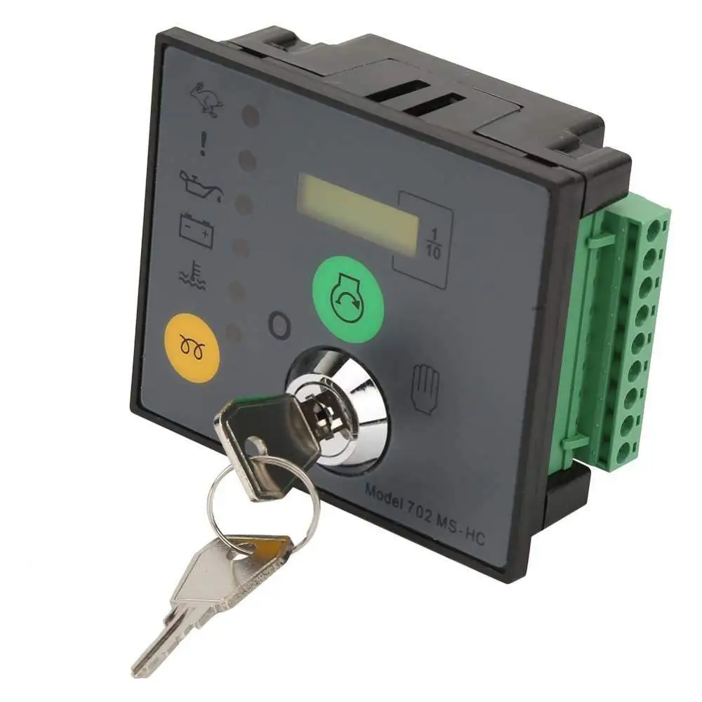 Контроллер генератора двигателя, панель управления генератором DSE702MS, контроллер генератора, ручной модуль запуска и остановки