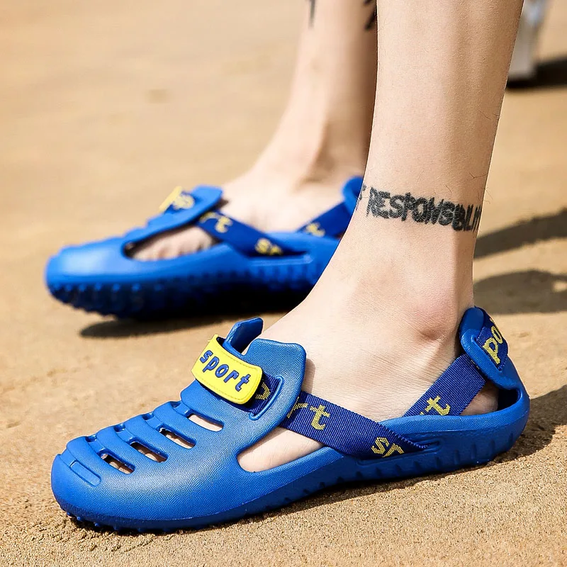 Fashion Rubber Slip on Sandal Men Beach Summer Mens Shoes Sandles Eva Sandalias Hombre Garden Closed Toe Plus Size 39-45 Outdoor
Fashion Rubber Slip on Sandal Men Beach Summer Mens Shoes Sandles Eva Sandalias Hombre Garden Closed Toe Plus Size 39-45 Outdoor