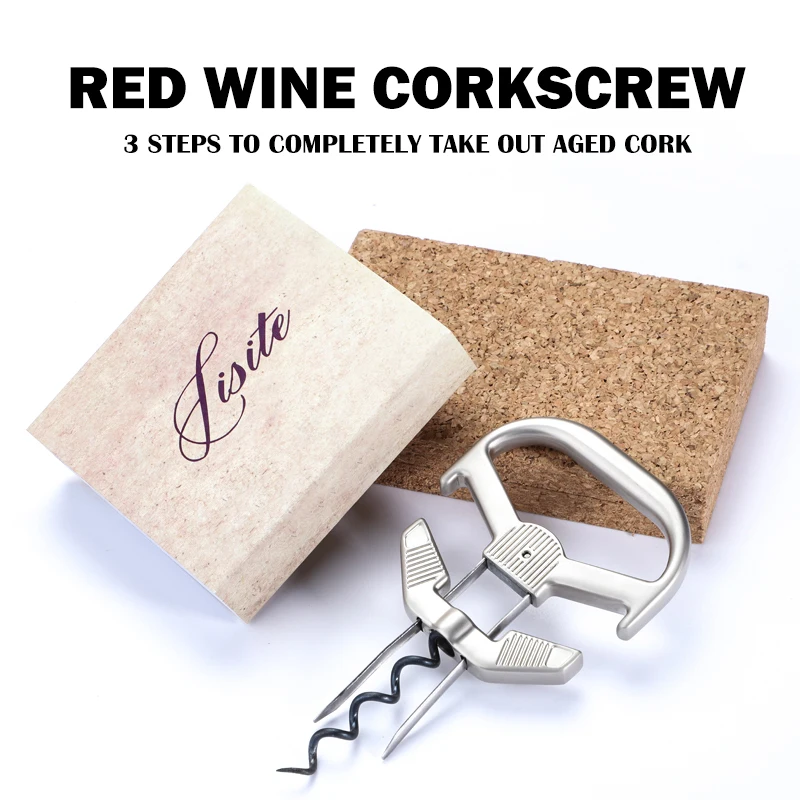

Remove Older And Fragile Wine Corks Two-Prong Cork Puller Old Vintage Ah So Wine Corkscrew Manual Bottle Opener Wine cork opener