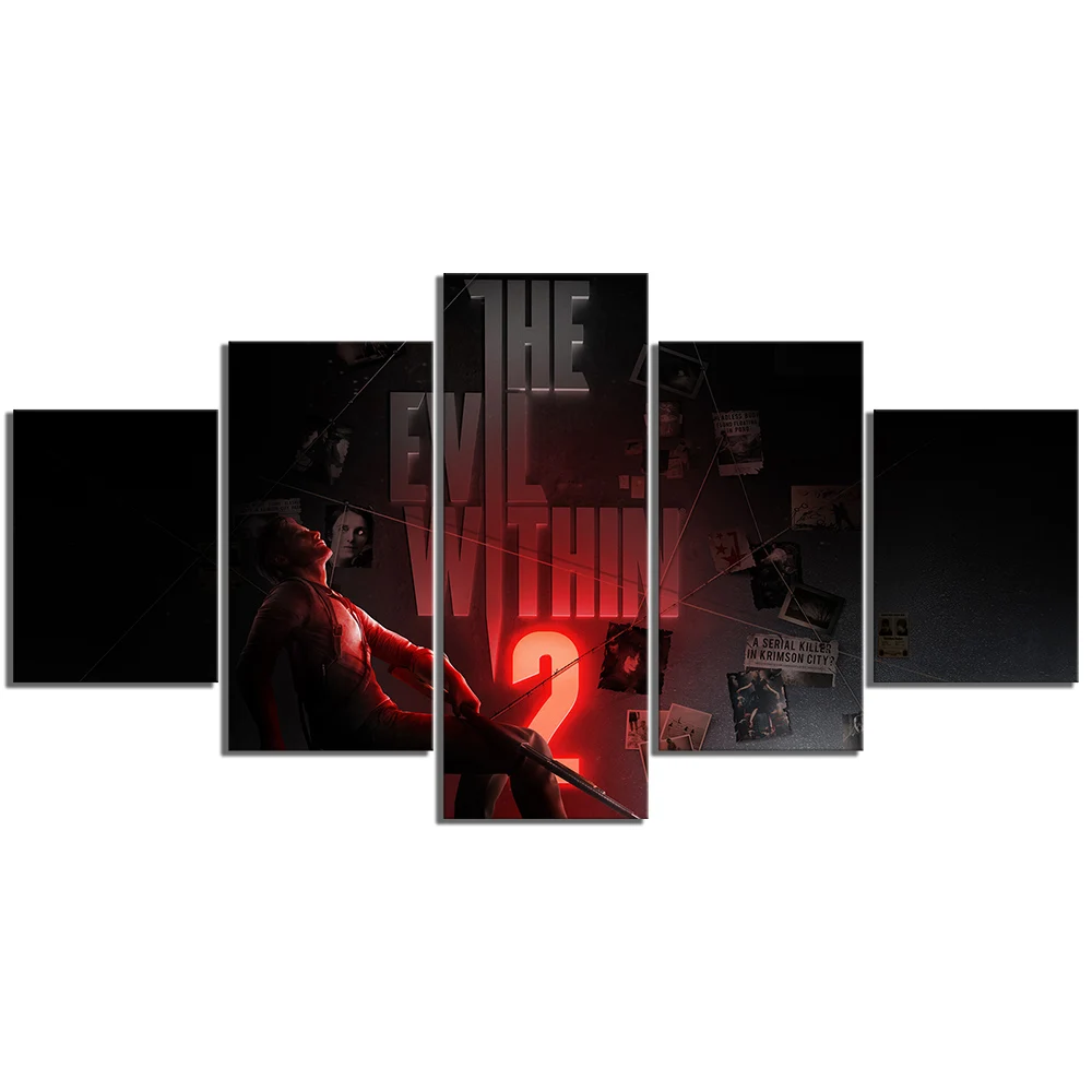 Modular Pictures Canvas Prints Wall Art Poster 5 Piece Survival Horror Game The Evil Within 2 Modern Home Bedroom Decor Painting
Modular Pictures Canvas Prints Wall Art Poster 5 Piece Survival Horror Game The Evil Within 2 Modern Home Bedroom Decor Painting
