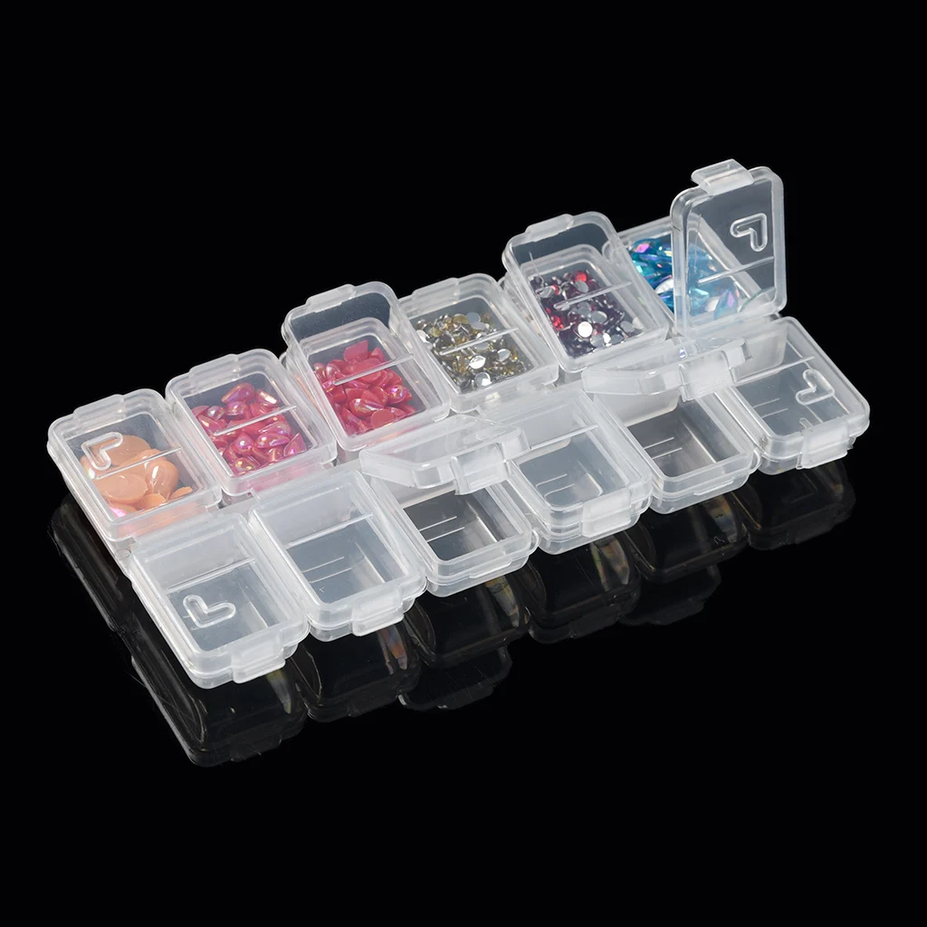 12 Grids Plastic Organizer Box Diamond Painting Accessoires Craft Storage Box Diamond Embroidery Tools Bead Container Organizer
12 Grids Plastic Organizer Box Diamond Painting Accessoires Craft Storage Box Diamond Embroidery Tools Bead Container Organizer