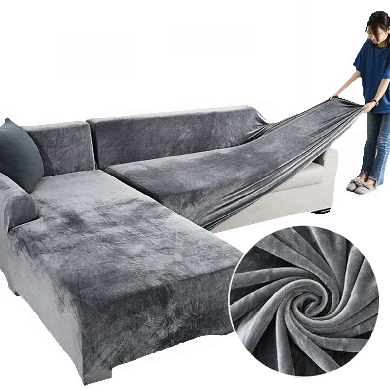 Velvet Plush L Shaped Sofa Cover For Living Room Elastic Furniture Couch Slipcover Chaise Longue Corner Sofa Cover Stretch S1006
Velvet Plush L Shaped Sofa Cover For Living Room Elastic Furniture Couch Slipcover Chaise Longue Corner Sofa Cover Stretch S1006