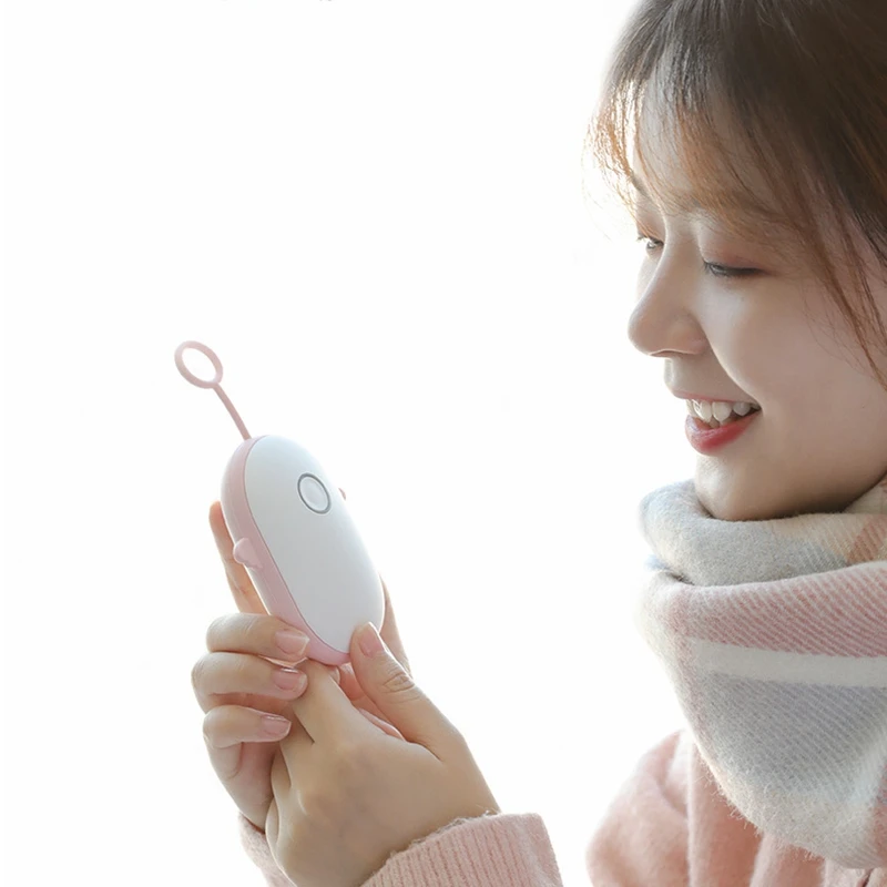 Portable Mini USB Hand Warmer Rechargeable Pocket Mobile Power Hands Warmer 2400MAh Double-Sided Quick Heating 
Portable Mini USB Hand Warmer Rechargeable Pocket Mobile Power Hands Warmer 2400MAh Double-Sided Quick Heating
