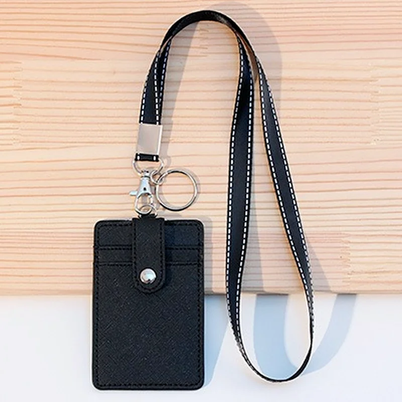 1pc Solid Color PU Staff Work Card Holder Students Bus Card Sleeve with Hanging Neck Strap Badge Holder Bank ID Card Cover Case
1pc Solid Color PU Staff Work Card Holder Students Bus Card Sleeve with Hanging Neck Strap Badge Holder Bank ID Card Cover Case