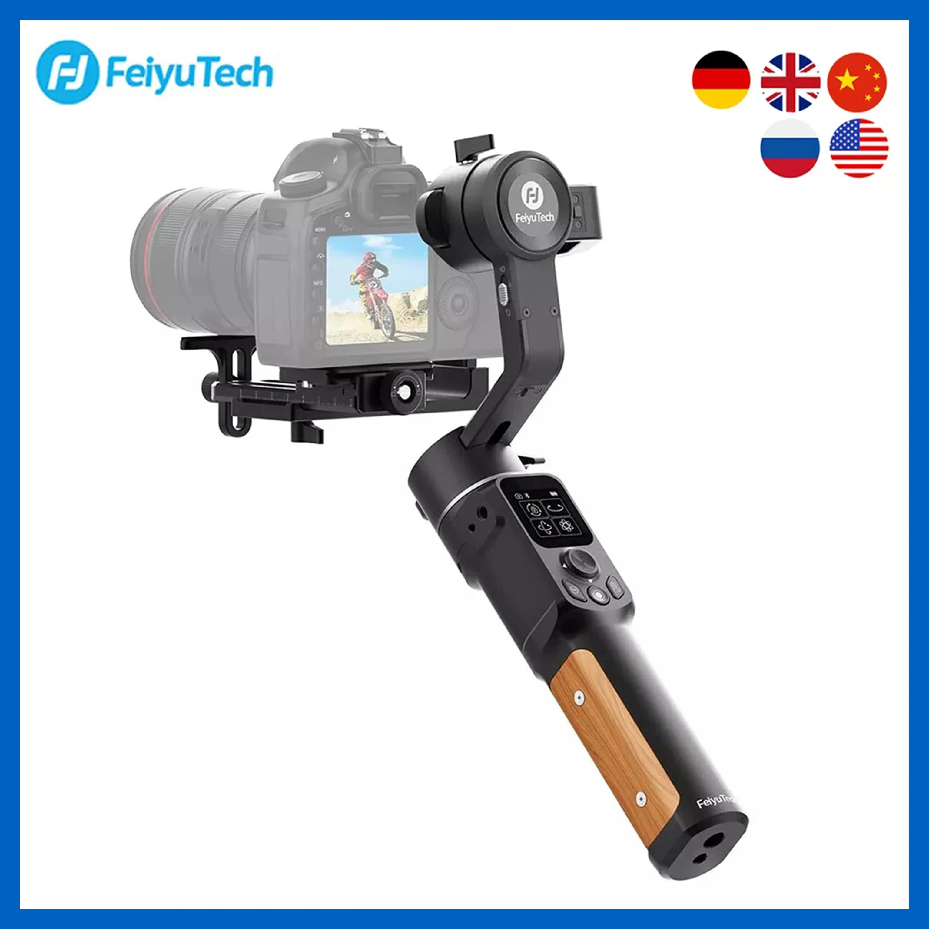 Стабилизатор FeiyuTech AK2000C DSLR, 3-осевой шарнирный Стабилизатор камеры, складная съемная пластина для Canon, Sony, Panasonic, Nikon
Стабилизатор FeiyuTech AK2000C DSLR, 3-осевой шарнирный Стабилизатор камеры, складная съемная пластина для Canon, Sony, Panasonic, Nikon