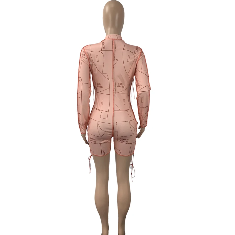TNNAOFF Hollow Out Bandage Bodycon Playsuit Women Biker Shorts Sexy Letter Long Print Sleeve One Piece Streetwear Club Rompers
TNNAOFF Hollow Out Bandage Bodycon Playsuit Women Biker Shorts Sexy Letter Long Print Sleeve One Piece Streetwear Club Rompers