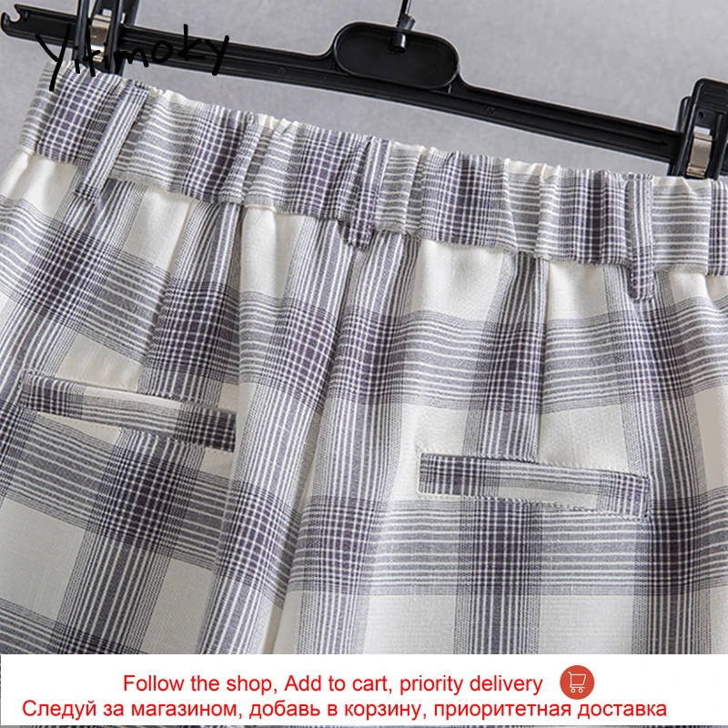 Bermuda plaid shorts back elastic waist shorts plus size 2020 summer women shorts high waist harajuku street style loose short
Bermuda plaid shorts back elastic waist shorts plus size 2020 summer women shorts high waist harajuku street style loose short