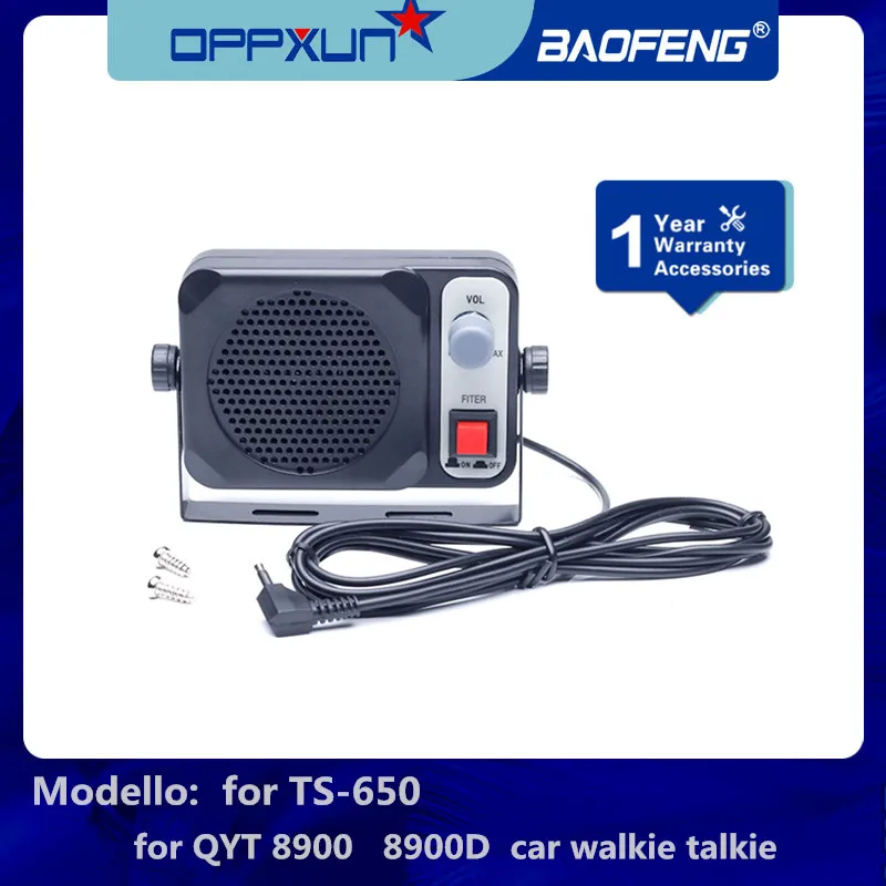 OPPXUN TS-650 Mini External Speaker Ts650 For Yaesu Kenwood ICOM Motorola Ham Radio CB Hf Transceiver Car Walkie Talkie
OPPXUN TS-650 Mini External Speaker Ts650 For Yaesu Kenwood ICOM Motorola Ham Radio CB Hf Transceiver Car Walkie Talkie