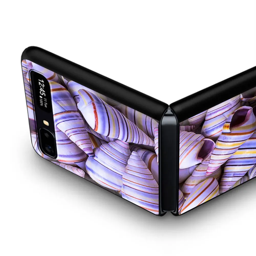 Coque Case for Samsung Z Flip Pattern Hard Black Shell for Samsung Z Flip 5G Phone Cover Shell Fundas Colorful Seashell On Sand
Coque Case for Samsung Z Flip Pattern Hard Black Shell for Samsung Z Flip 5G Phone Cover Shell Fundas Colorful Seashell On Sand