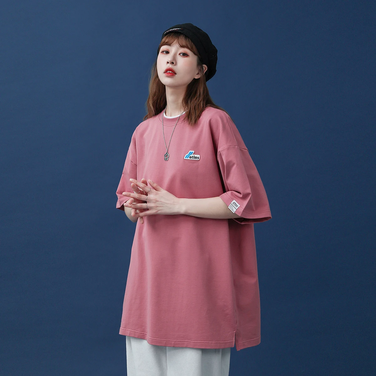 2021 Summer Short Sleeve T-Shirt Women Tee Shirt Loose Solid Basic T Shirt Women Casual O-neck Tshirt Top Plus Size
2021 Summer Short Sleeve T-Shirt Women Tee Shirt Loose Solid Basic T Shirt Women Casual O-neck Tshirt Top Plus Size