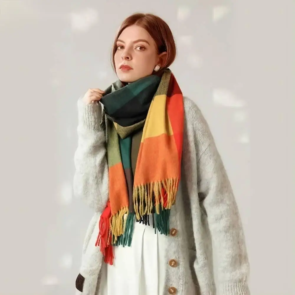 2021 Luxury Brand cashmere women plaid scarf winter warm shawl wrap bandana pashmina long tassel female foulard thick blanket
2021 Luxury Brand cashmere women plaid scarf winter warm shawl wrap bandana pashmina long tassel female foulard thick blanket