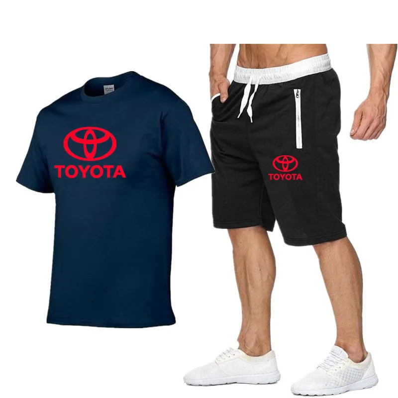 Summer new Toyota logo fashion casual men's T-shirt high quality cotton men's T-shirt + shorts 2-piece suit
Summer new Toyota logo fashion casual men's T-shirt high quality cotton men's T-shirt + shorts 2-piece suit
