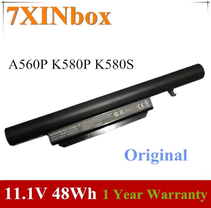 Оригинальный аккумулятор для ноутбука 7XINbox 11 1 В 48 Вт/ч CQB912 CQB913 CQB916 Hasee A560P K580P K580S R410