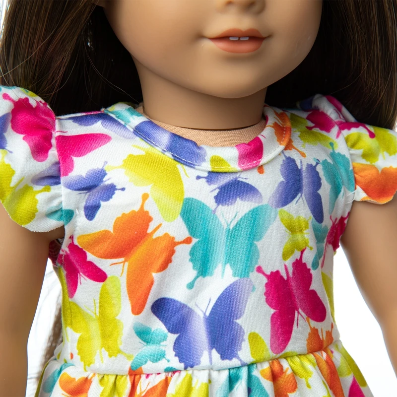 New Baby New Born Fit 18 inch Doll Clothes Accessories Butterfly Yarn Skirt Suit Clothes For Baby Birthday Gift
New Baby New Born Fit 18 inch Doll Clothes Accessories Butterfly Yarn Skirt Suit Clothes For Baby Birthday Gift