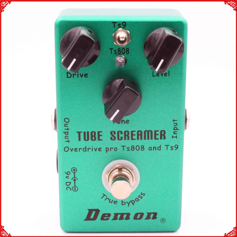 Demon TS808 трубный винт Overdrive Pro винтажный электрогитарный эффект педаль 2019 Прямая