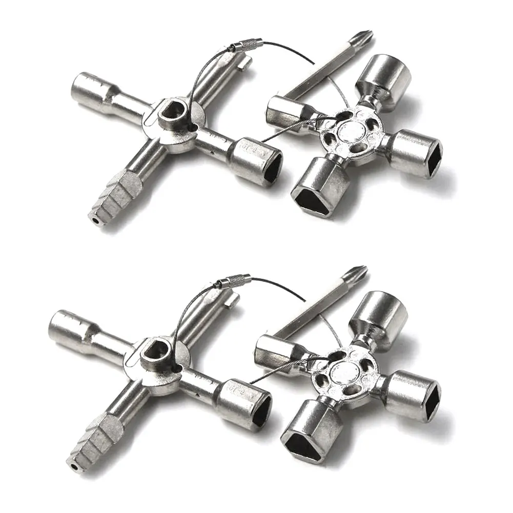 2PCS Multifunctional 10 In 1 Marine Tools Key Universal Control Cabinet Key Torque Wrenches Cross Key Train Door Key Tools
2PCS Multifunctional 10 In 1 Marine Tools Key Universal Control Cabinet Key Torque Wrenches Cross Key Train Door Key Tools