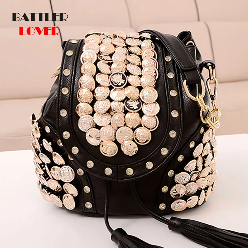 Cross-body Fashion Women Bag 2021 New Style Korean-style Fashion Rivet Button Bucket Handbag for Female Diamond Shoulder Bag
Cross-body Fashion Women Bag 2021 New Style Korean-style Fashion Rivet Button Bucket Handbag for Female Diamond Shoulder Bag