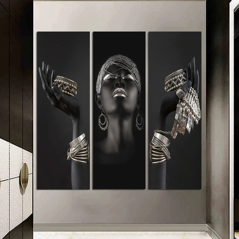 Rhodium Bracelet Jewelr Art Canvas Print Painting African Black Skin Women Living Room Wall Picture Home Decoration Poster
Rhodium Bracelet Jewelr Art Canvas Print Painting African Black Skin Women Living Room Wall Picture Home Decoration Poster
