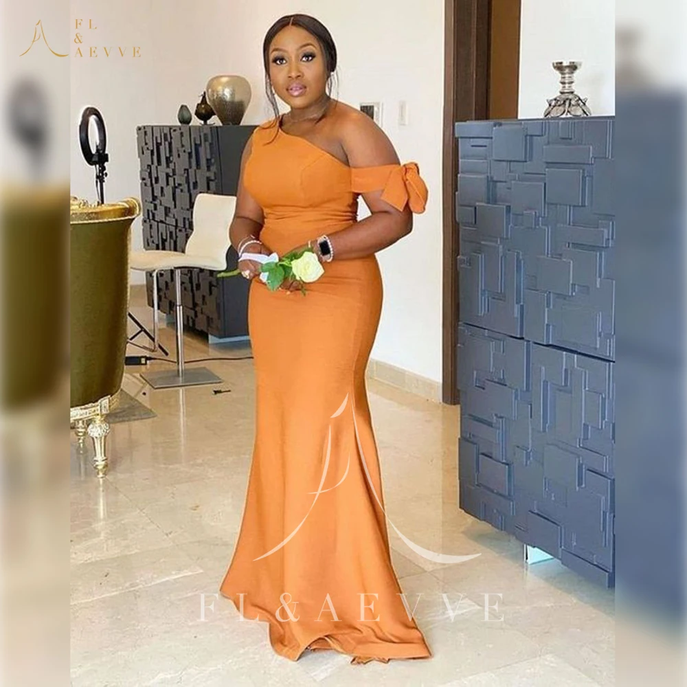 Vintage Orange Satin Mermaid Bridesmaid Dresses New One Shoulder Wedding Party Dress Strapless Formal Gowns Plus Size Dress
Vintage Orange Satin Mermaid Bridesmaid Dresses New One Shoulder Wedding Party Dress Strapless Formal Gowns Plus Size Dress