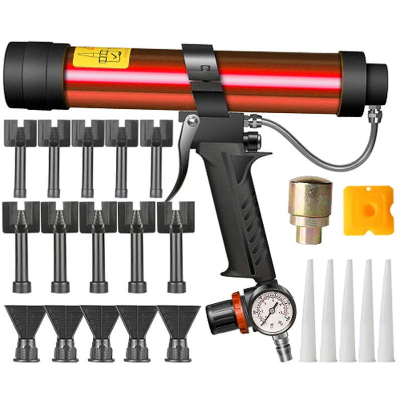 Adjustable Pneumatic Glass Glue Air Rubber Tool 310Ml Hard Glue Sealant Applicator Caulking Tool
Adjustable Pneumatic Glass Glue Air Rubber Tool 310Ml Hard Glue Sealant Applicator Caulking Tool