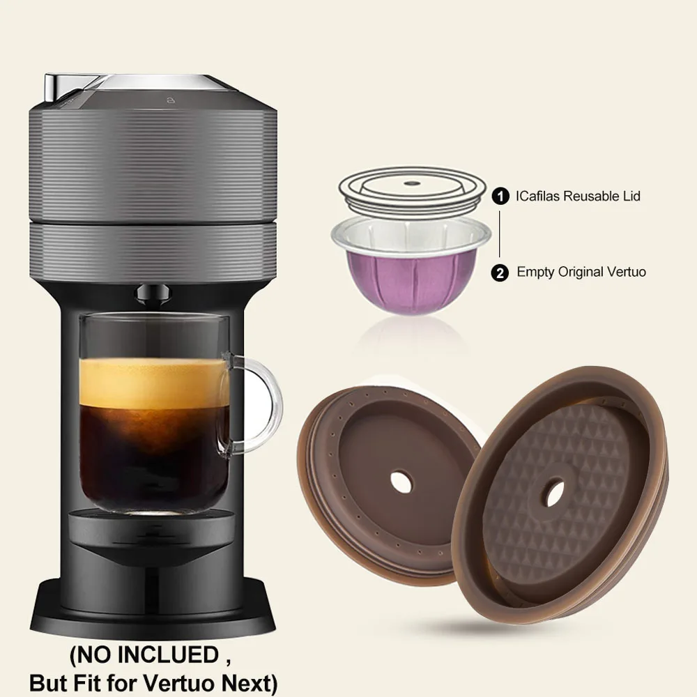 Food Grade Material Silicone Lid/Cover for Vertuo Original Coffee Capsule For 40ml, 150ml, 230ml Fit For Vertuo Next
Food Grade Material Silicone Lid/Cover for Vertuo Original Coffee Capsule For 40ml, 150ml, 230ml Fit For Vertuo Next