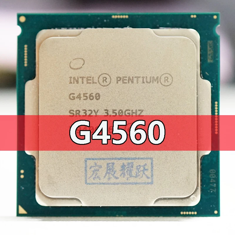 Процессор Intel Pentium для ПК настольного компьютера процессор G4560 LGA 1151 14 нанометров