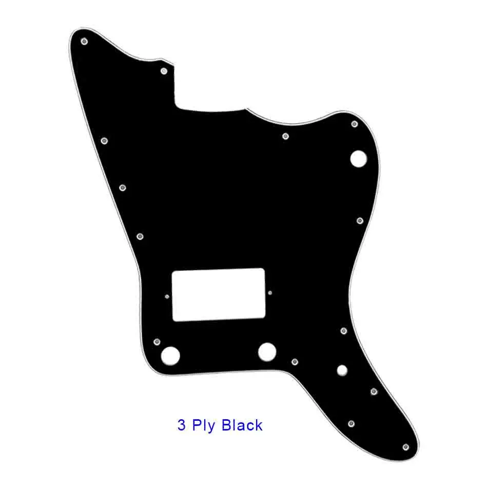 Pleroo Customizeiont Pickguard - For MIJ Jazzmaster Guitar Pickguard With Bridge PAF Humbucker NO Upper Horn Holes
Pleroo Customizeiont Pickguard - For MIJ Jazzmaster Guitar Pickguard With Bridge PAF Humbucker NO Upper Horn Holes