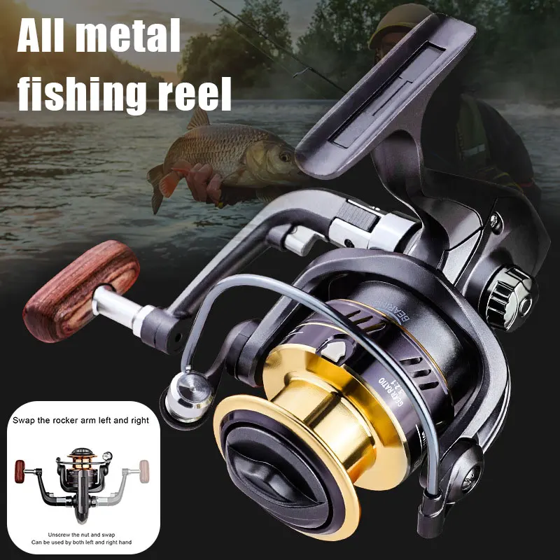 

Full Metal Spin Fishing Reels HM Series Light Weight Ultra Smooth Powerful Fishing Reel Fishing Accessory PUZ777