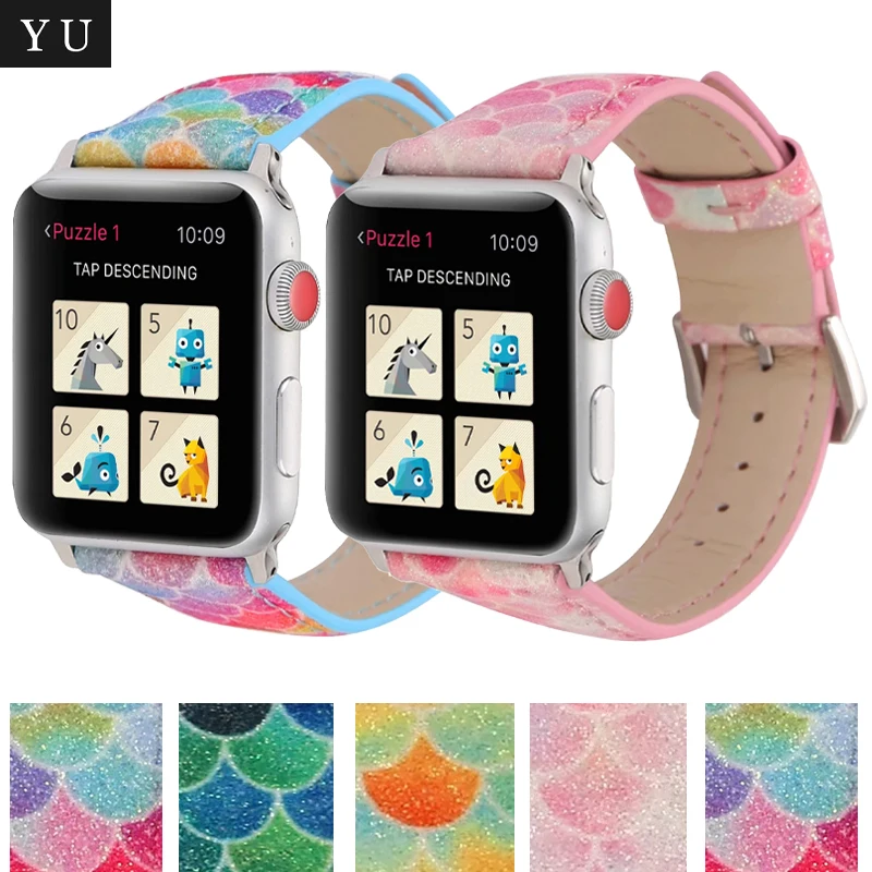 Ремешок Русалка кожаный для Apple Watch Series 5 4 3 2 1, браслет для iWatch 38 мм 40 мм 42 мм 44 мм, аксессуары для часов
Ремешок Русалка кожаный для Apple Watch Series 5 4 3 2 1, браслет для iWatch 38 мм 40 мм 42 мм 44 мм, аксессуары для часов