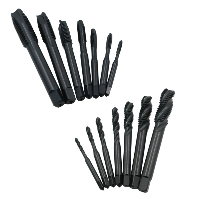 Straight /Spiral Thread Tap Drill Bit Hand Screw Taps Sets HSS M2 Polished Hole Grinding Hand Tool Accessories
Straight /Spiral Thread Tap Drill Bit Hand Screw Taps Sets HSS M2 Polished Hole Grinding Hand Tool Accessories