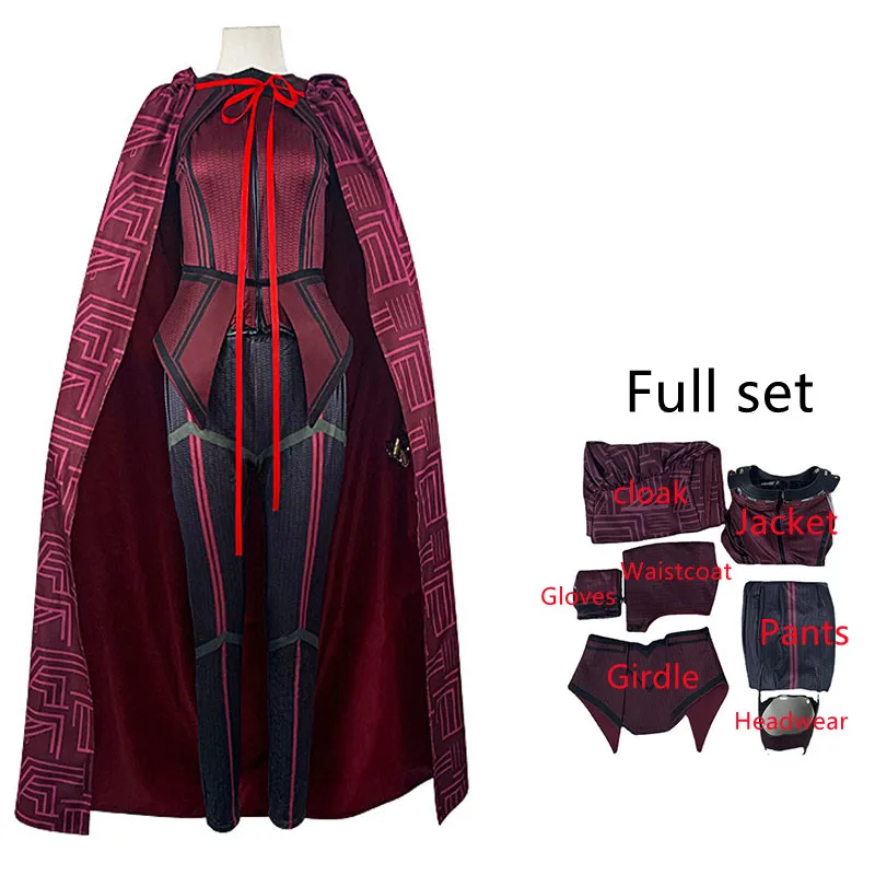 Superheroinee, Хэллоуин, яркий цвет, высокое качество, зрение, Wanda Maximoff костюм ведьмы для косплея, Хэллоуин, вечеринка для женщин
Superheroinee, Хэллоуин, яркий цвет, высокое качество, зрение, Wanda Maximoff костюм ведьмы для косплея, Хэллоуин, вечеринка для женщин