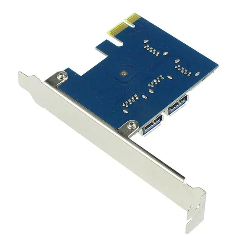 PCI-E To PCI-E Adapter 1 Turn 4 PCI-Express Slot 1x To16x USB3.0 Special Riser Card Extender PCIe Converter For BTC Miner Mining
PCI-E To PCI-E Adapter 1 Turn 4 PCI-Express Slot 1x To16x USB3.0 Special Riser Card Extender PCIe Converter For BTC Miner Mining