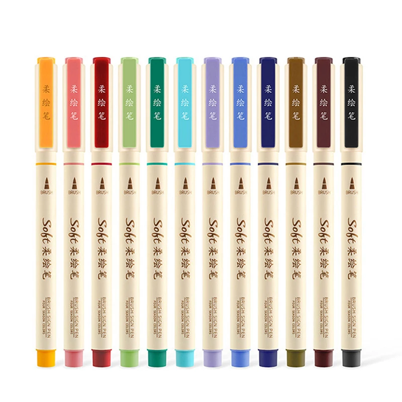 3pcs Retro Color Twin Marker Pens Set Brush Drawing Fine Liner Water Based Ink
3pcs Retro Color Twin Marker Pens Set Brush Drawing Fine Liner Water Based Ink