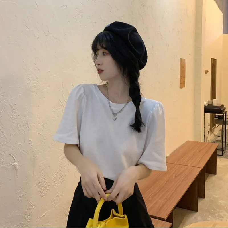 Design Sense Backless Bow T-shirt for Women 2021 Summer New Korean Style White French Style Short Sleeve Loose Top
Design Sense Backless Bow T-shirt for Women 2021 Summer New Korean Style White French Style Short Sleeve Loose Top