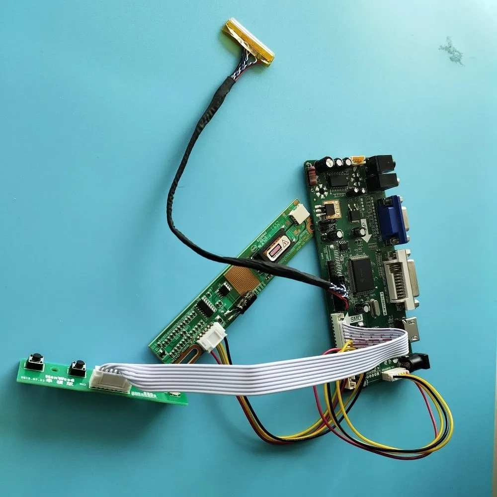 VGA плате контроллера комплект DVI ЖК дисплей DIY LVDS М. NT68676 для LP154WX4 TLC5/LP154WX4 TLC6 Панель