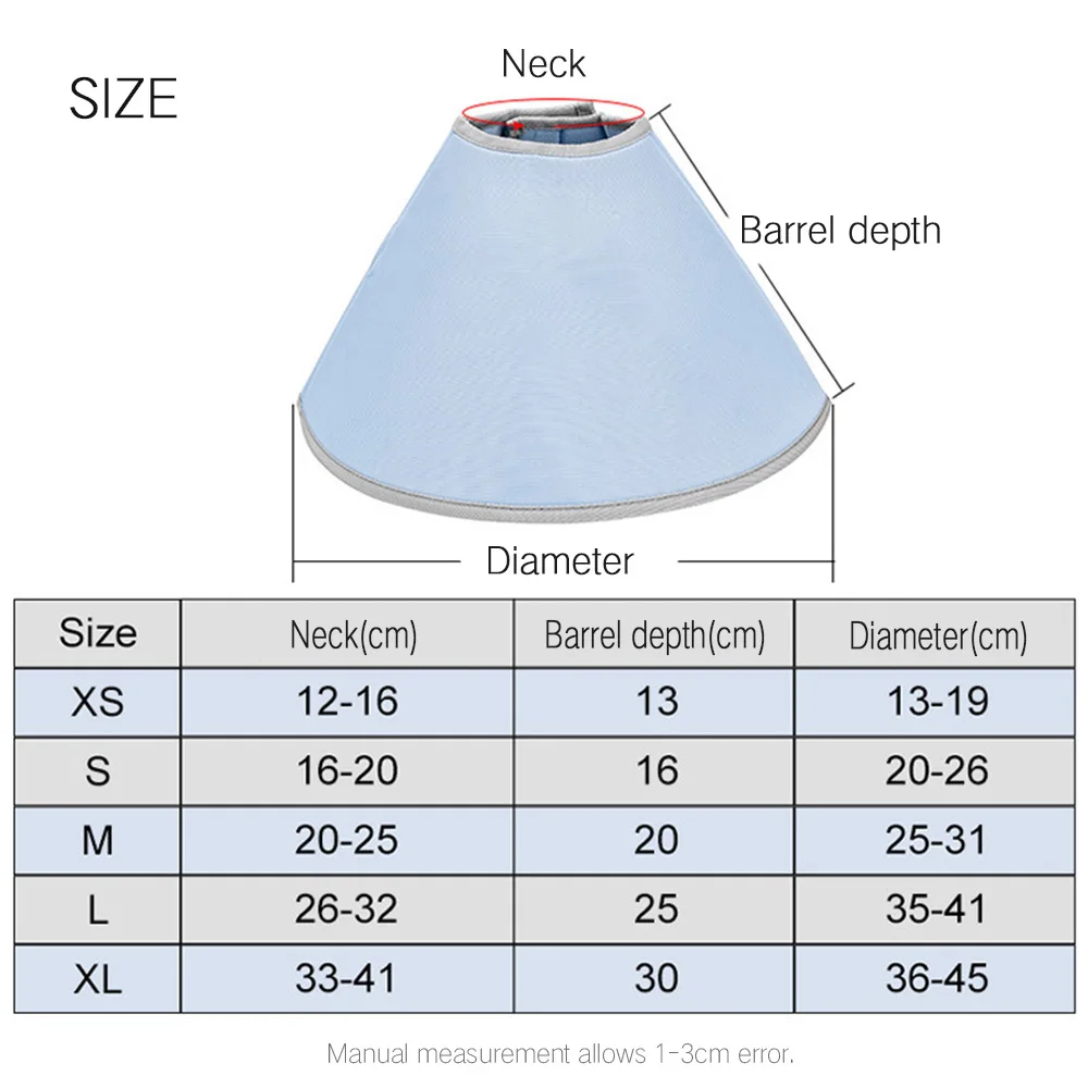 Pet Dog Cat Elizabeth Circle Collar Pet Neck Collar Circle Guard Comfy Cone Anti-Lick Protective Wound Cover Pets Supplies
Pet Dog Cat Elizabeth Circle Collar Pet Neck Collar Circle Guard Comfy Cone Anti-Lick Protective Wound Cover Pets Supplies