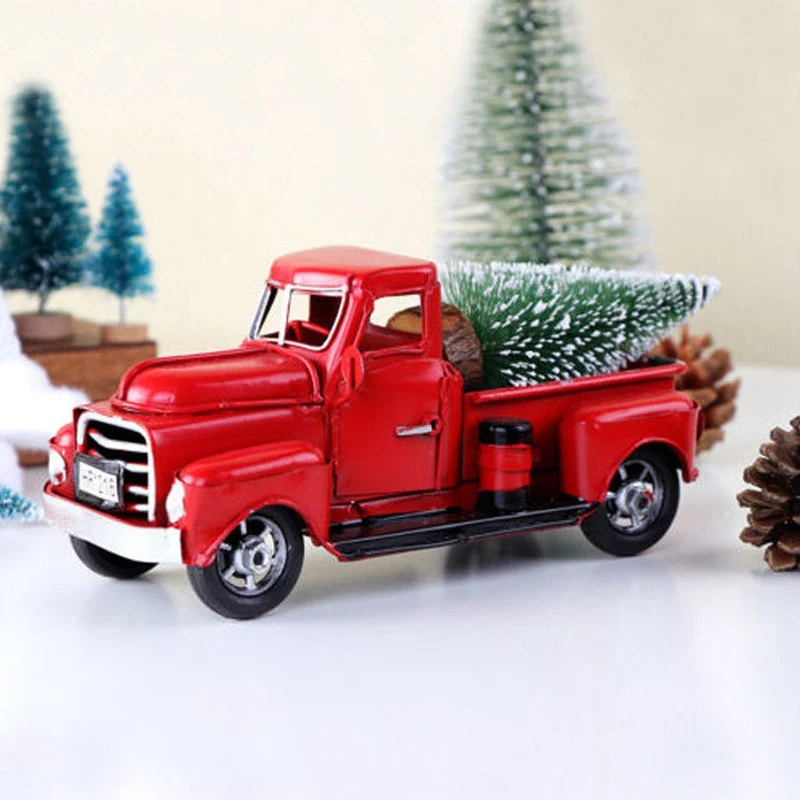 Vintage Metal Truck Christmas Ornament Kids Xmas Gifts Toy Table Top Decorations Child Toys
Vintage Metal Truck Christmas Ornament Kids Xmas Gifts Toy Table Top Decorations Child Toys