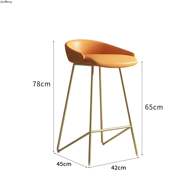 Nordic Bar Chairs Modern Minimalist Bar Chair High Feet Stool Wrought Iron Office Dining Room Furniture Creative Bar Chair Stool
Nordic Bar Chairs Modern Minimalist Bar Chair High Feet Stool Wrought Iron Office Dining Room Furniture Creative Bar Chair Stool