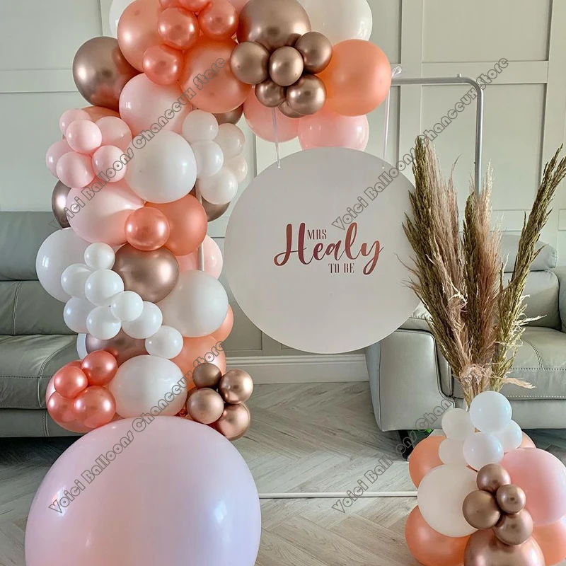 83PCS Maca Pink Champagne Gold Pearl Rose Gold Winter Birthday Party Balloon Arch Wedding Decoration
83PCS Maca Pink Champagne Gold Pearl Rose Gold Winter Birthday Party Balloon Arch Wedding Decoration