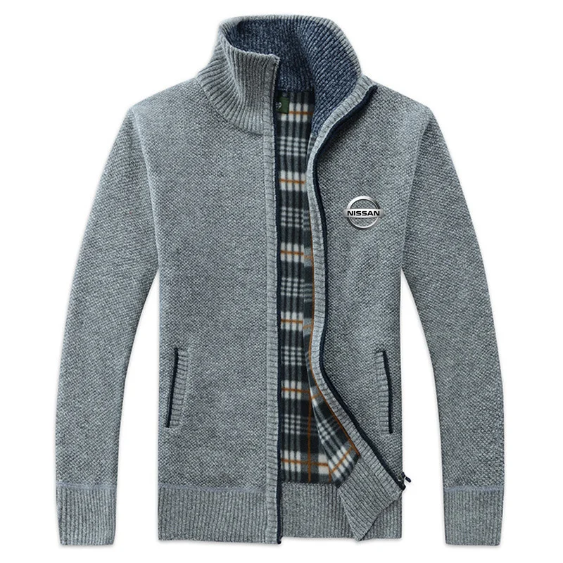 NISSAN fall/winter men's sweater coat faux wool sweater coat men's zipper knit thick coat warm casual knit sweater cardigan top
NISSAN fall/winter men's sweater coat faux wool sweater coat men's zipper knit thick coat warm casual knit sweater cardigan top
